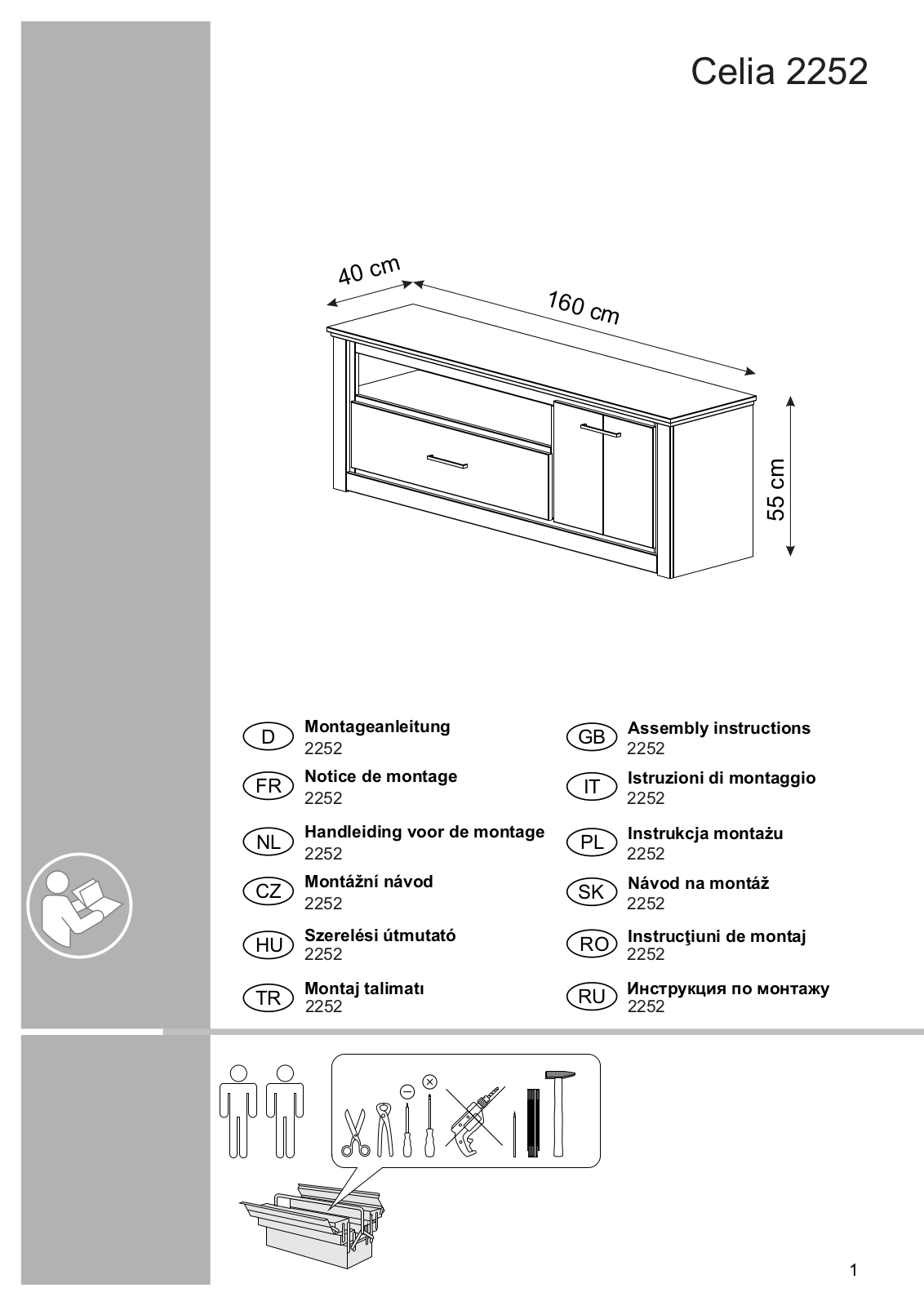 Home affaire Celia Assembly instructions