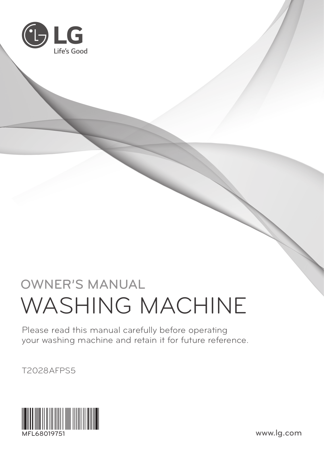 LG T2028AFPS5 Owner’s Manual