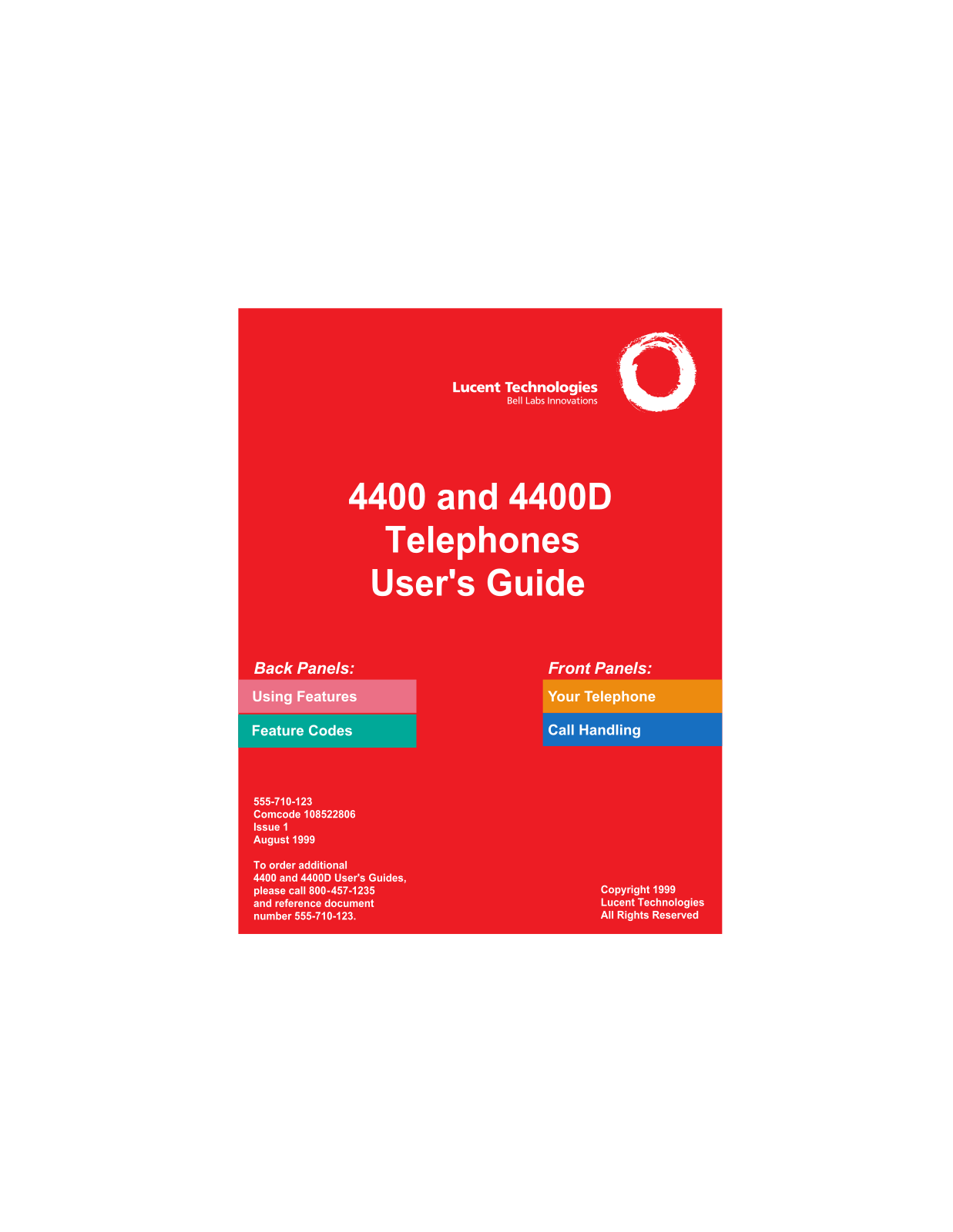 Avaya 4400 User's Guide