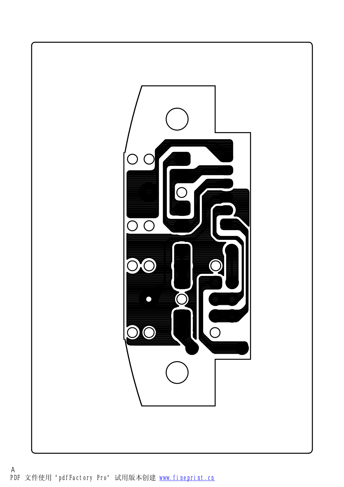 Vitek VT-1401, VT-3584 Jack PCB Layout