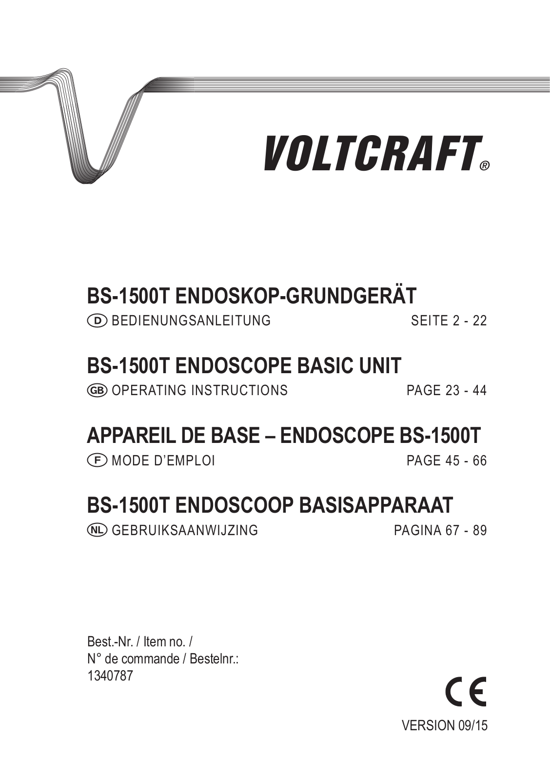 VOLTCRAFT BS-1500T User guide