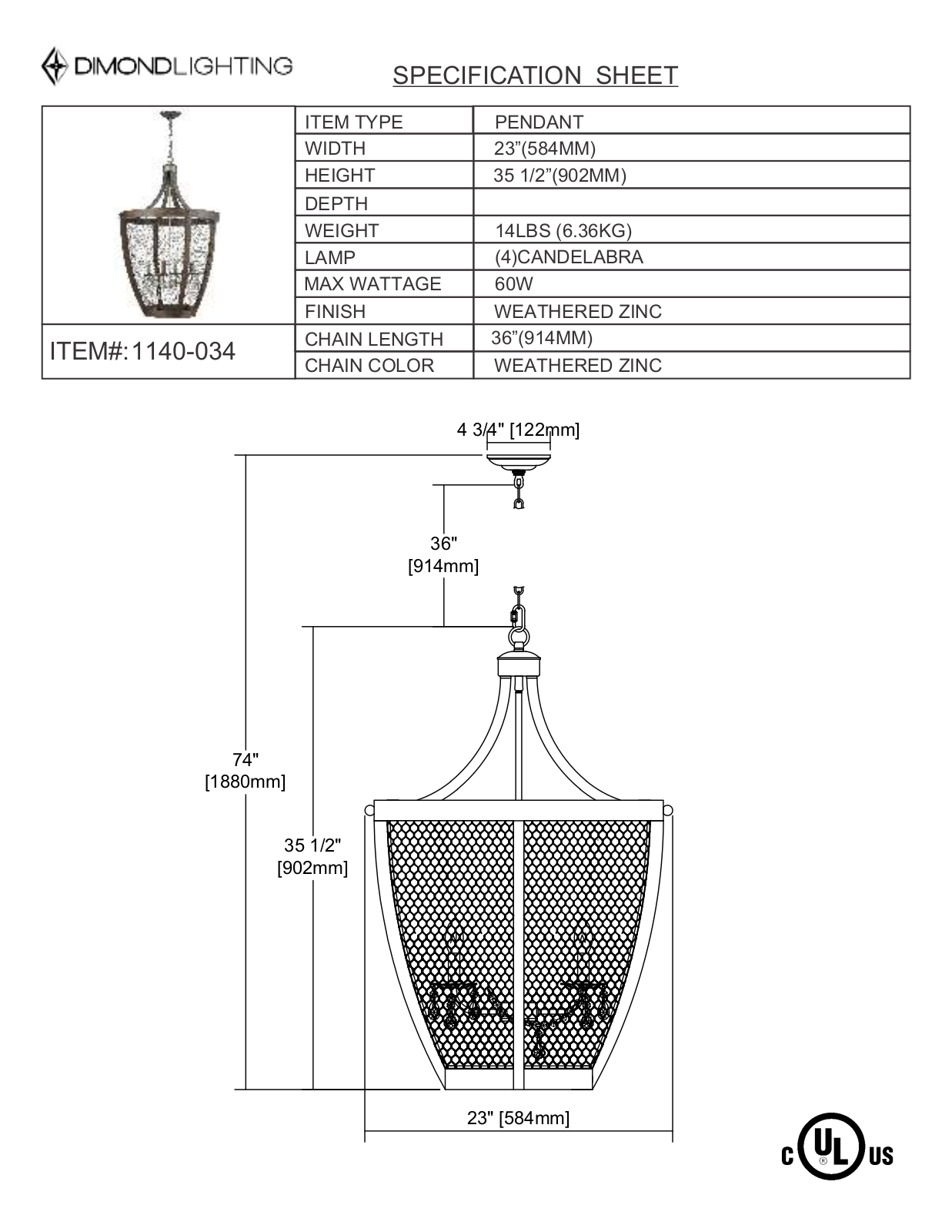 ELK Home 1140034 User Manual