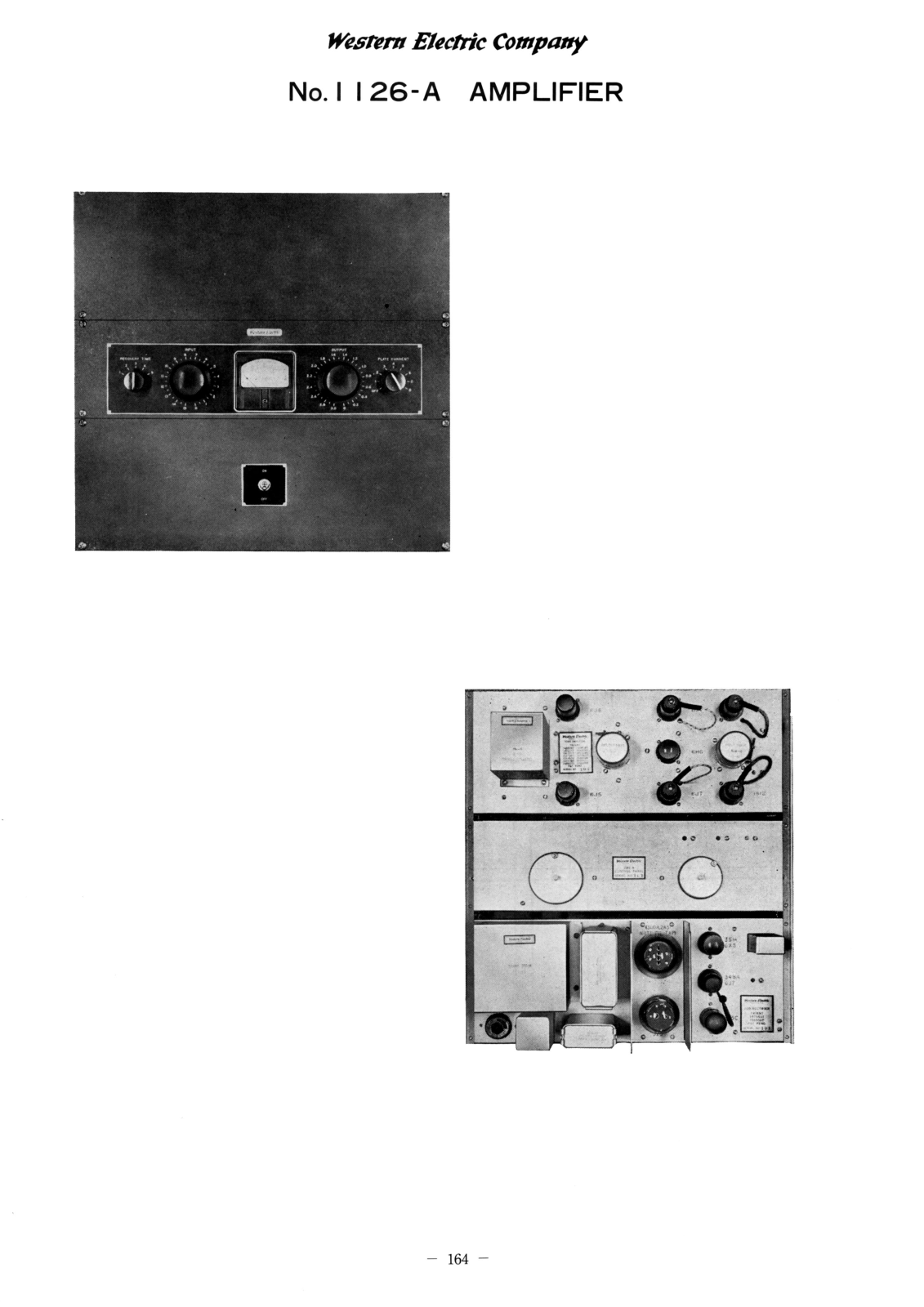 Western Electric 1126-A Schematic