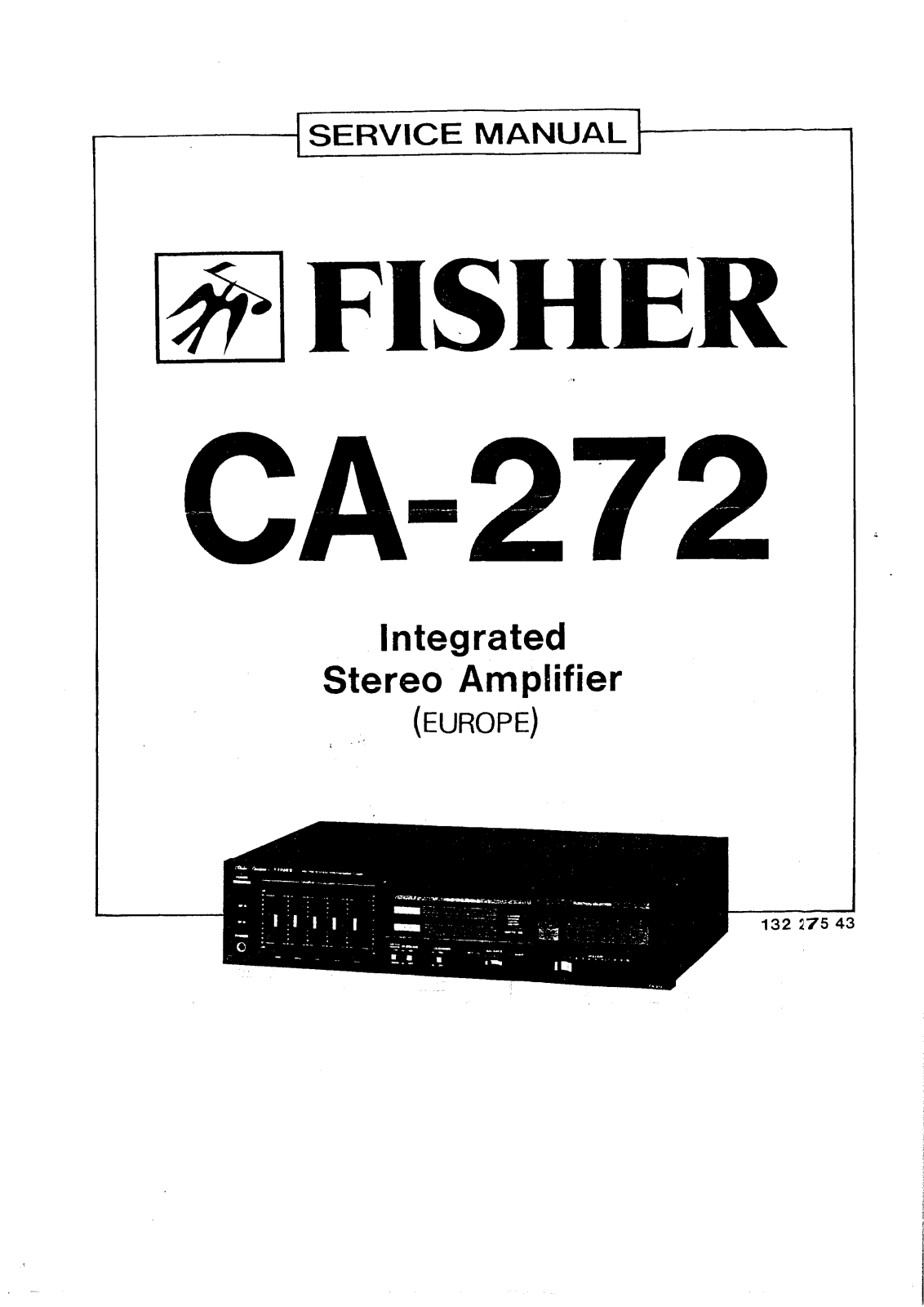 Fisher CA-272 Service manual