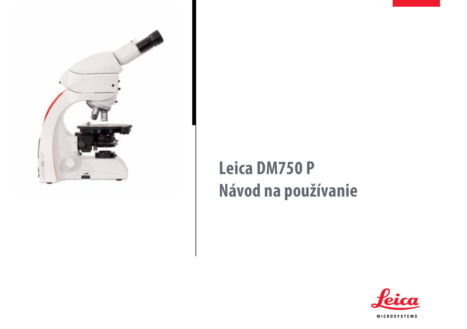 Leica DM750 P User Manual