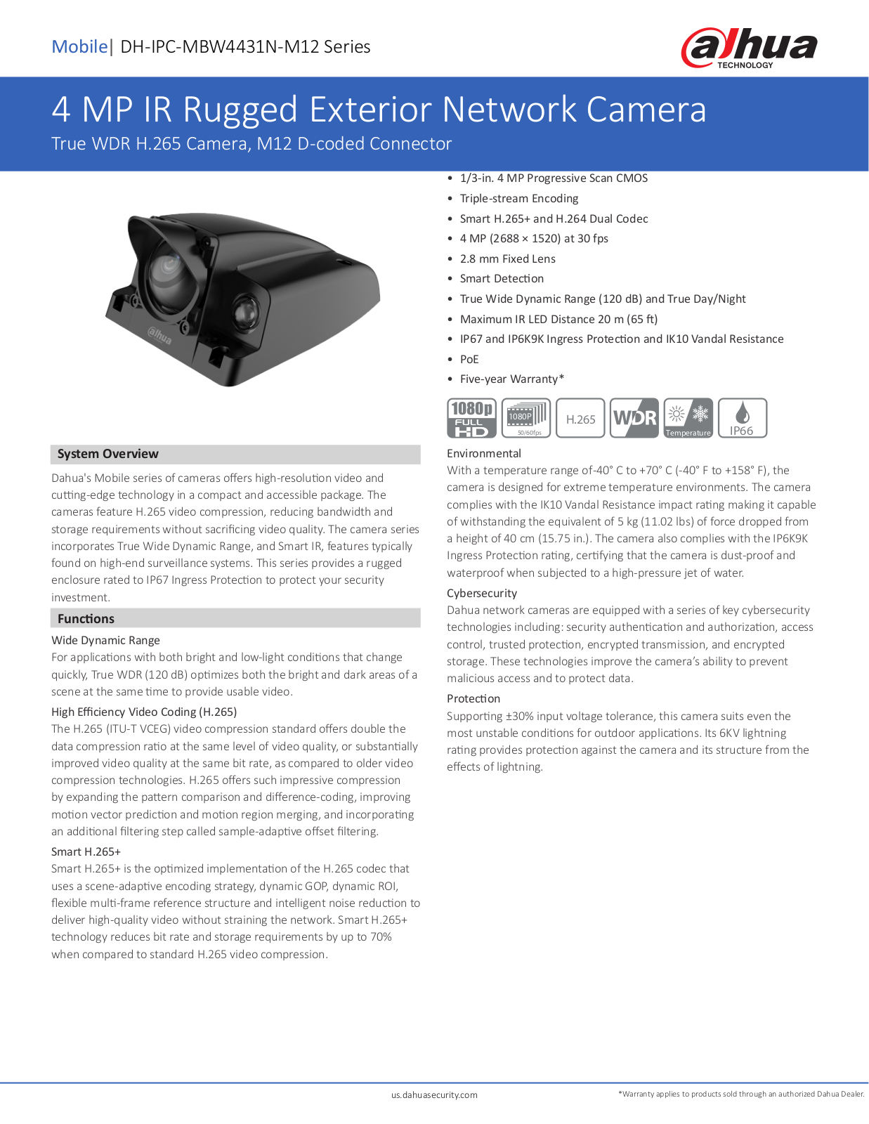 Dahua DH-IPC-MBW4431N-M12 User Manual