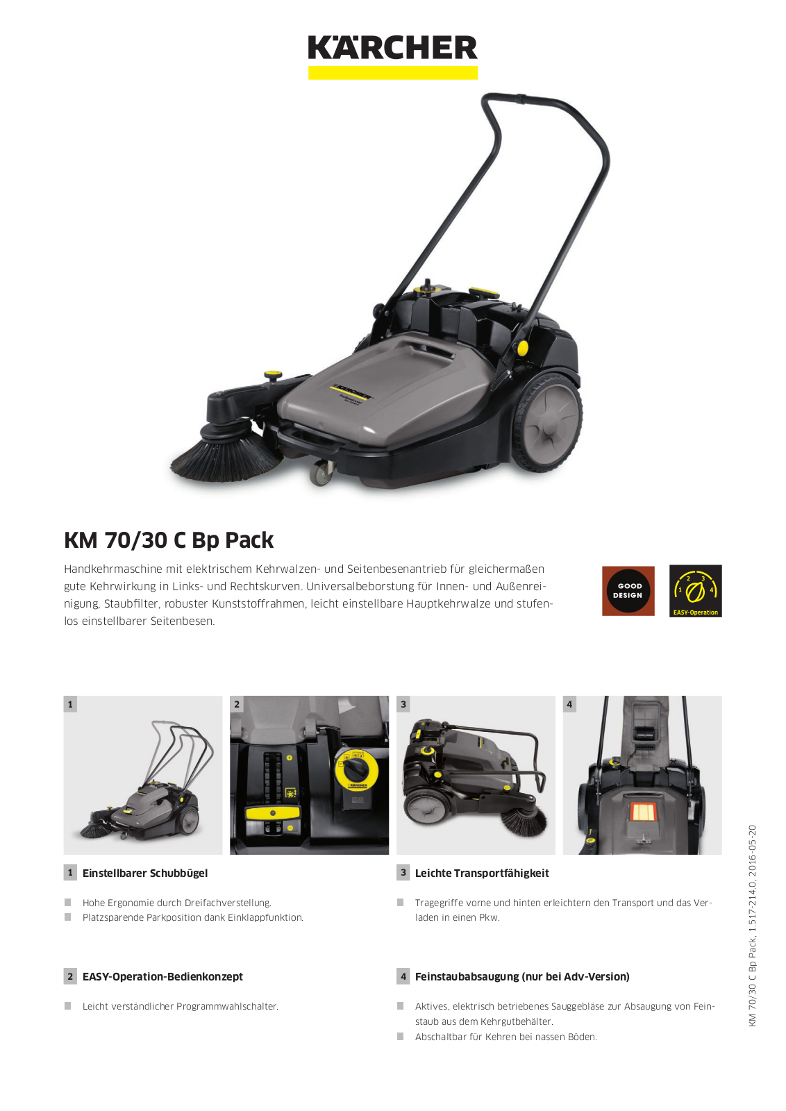 Kärcher KM 70-30 C Bp User Manual