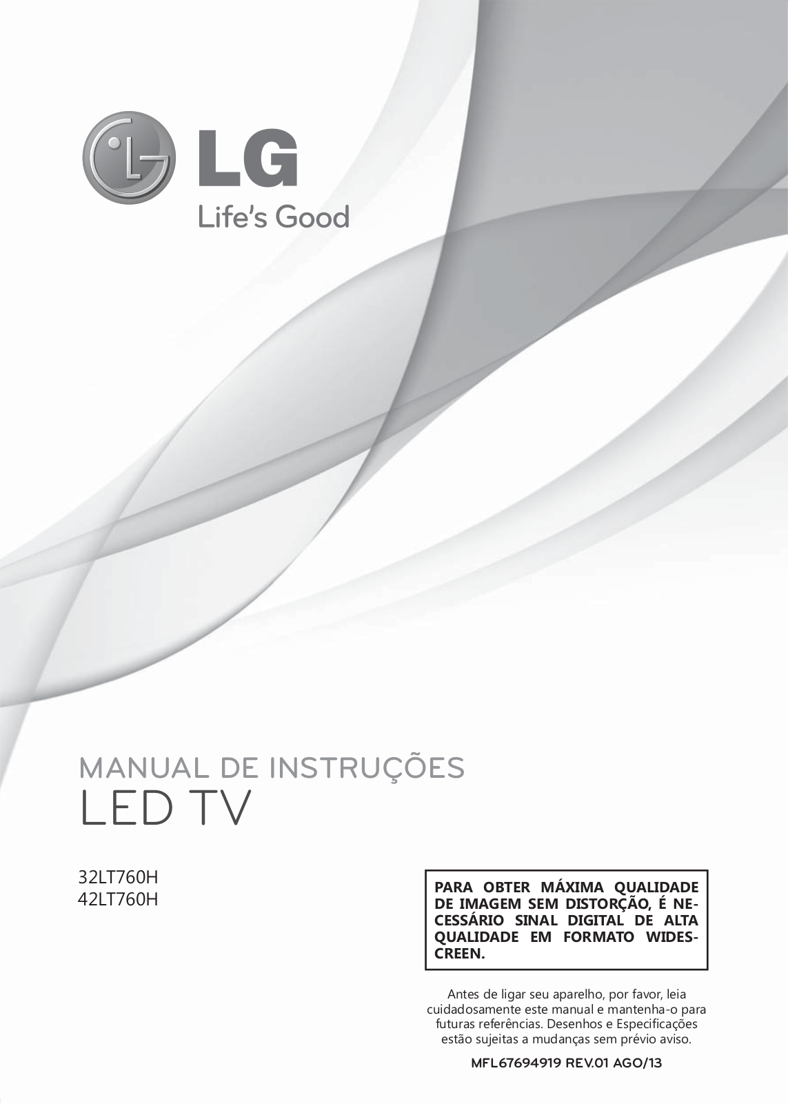 LG 32LT760H User Guide