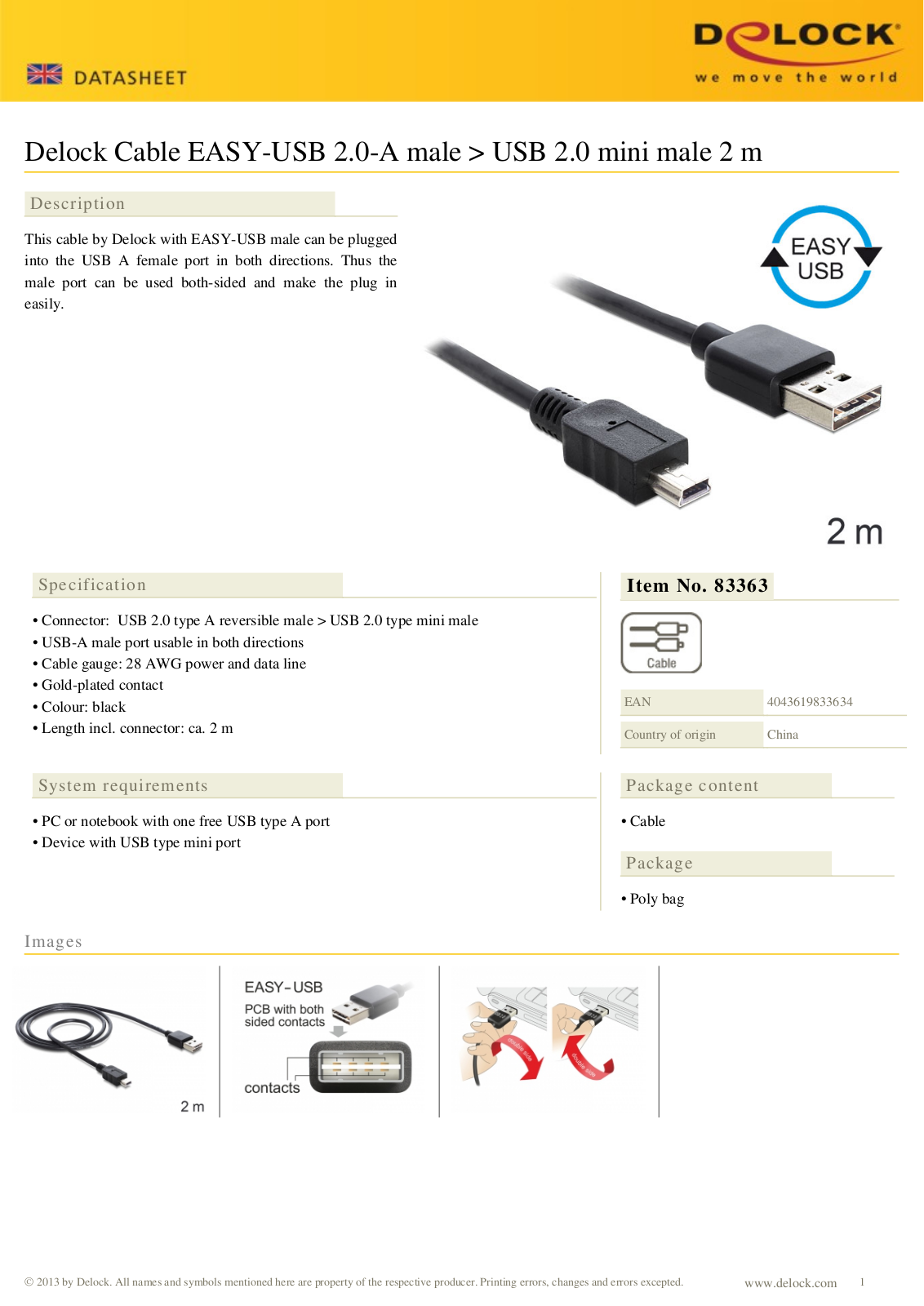 DeLOCK 83363 User Manual - ManualMachine.com