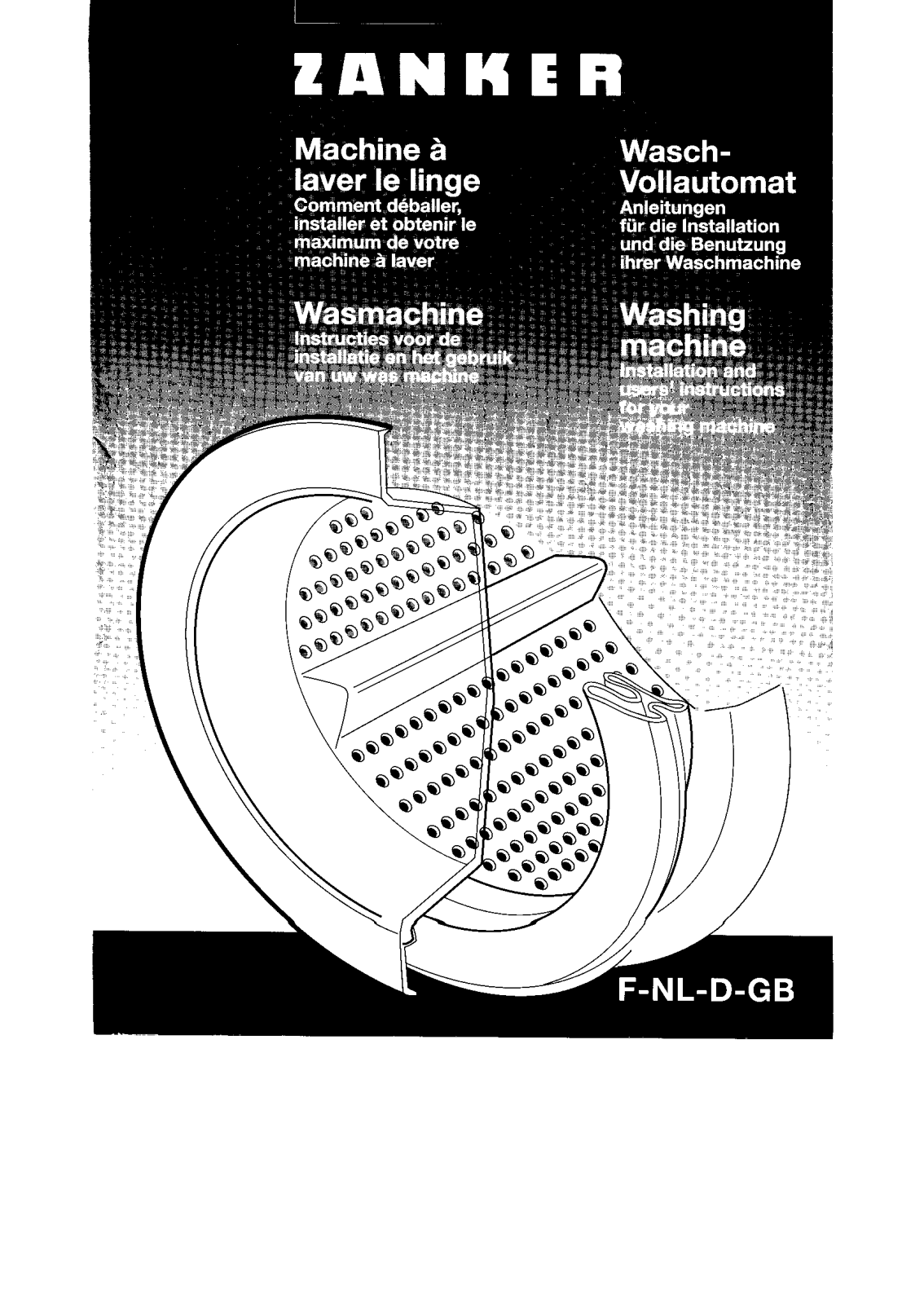 ZANKER WA1045TE, WA1101TE User Manual