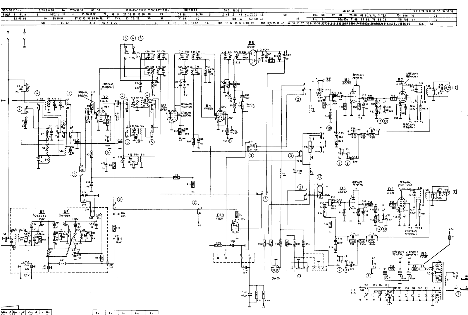 Aristona RA5230A Schematic