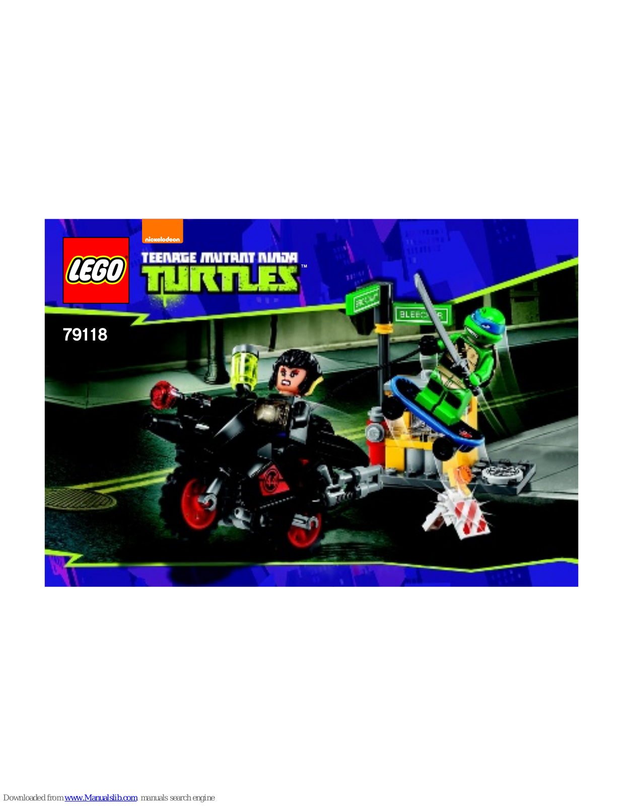 LEGO Teenage Mutant Ninja Turtles 79118 Instructions Manual