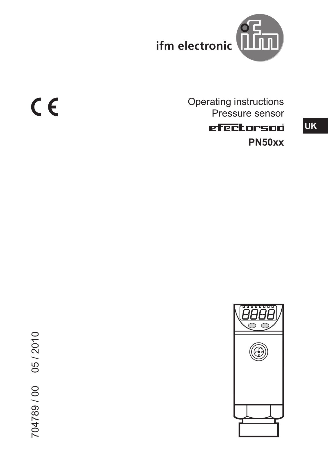 IFM Electronic PN5000, PN5001, PN5002, PN5003, PN5004 Operating Instructions Manual