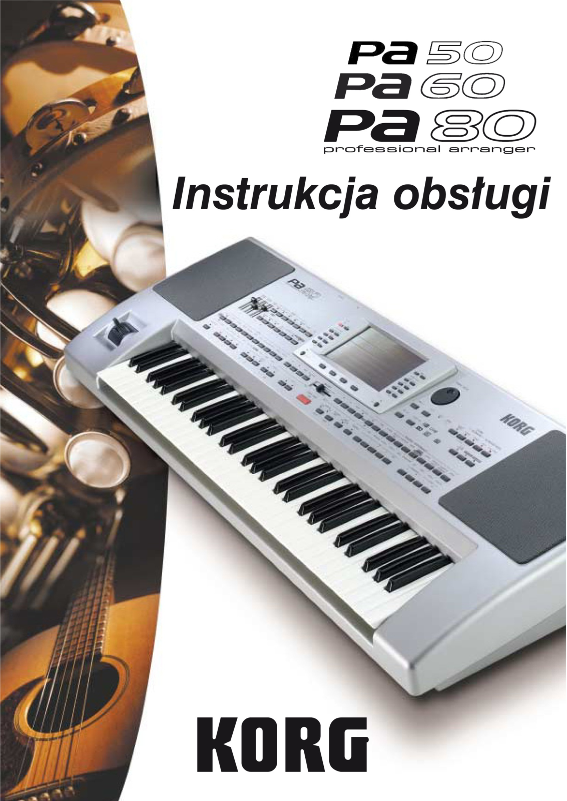 Korg PA 50, PA 80, PA 60 User Manual