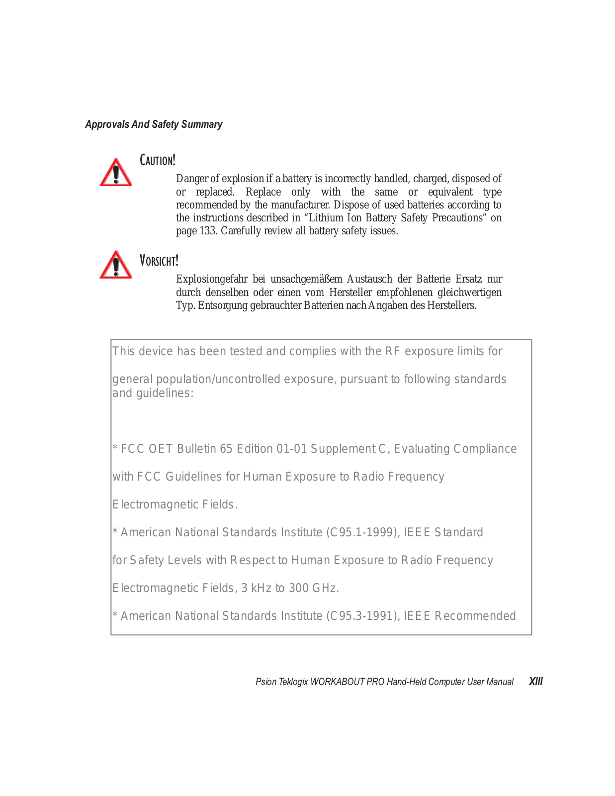 Psion 7525RA2025 Users Manual