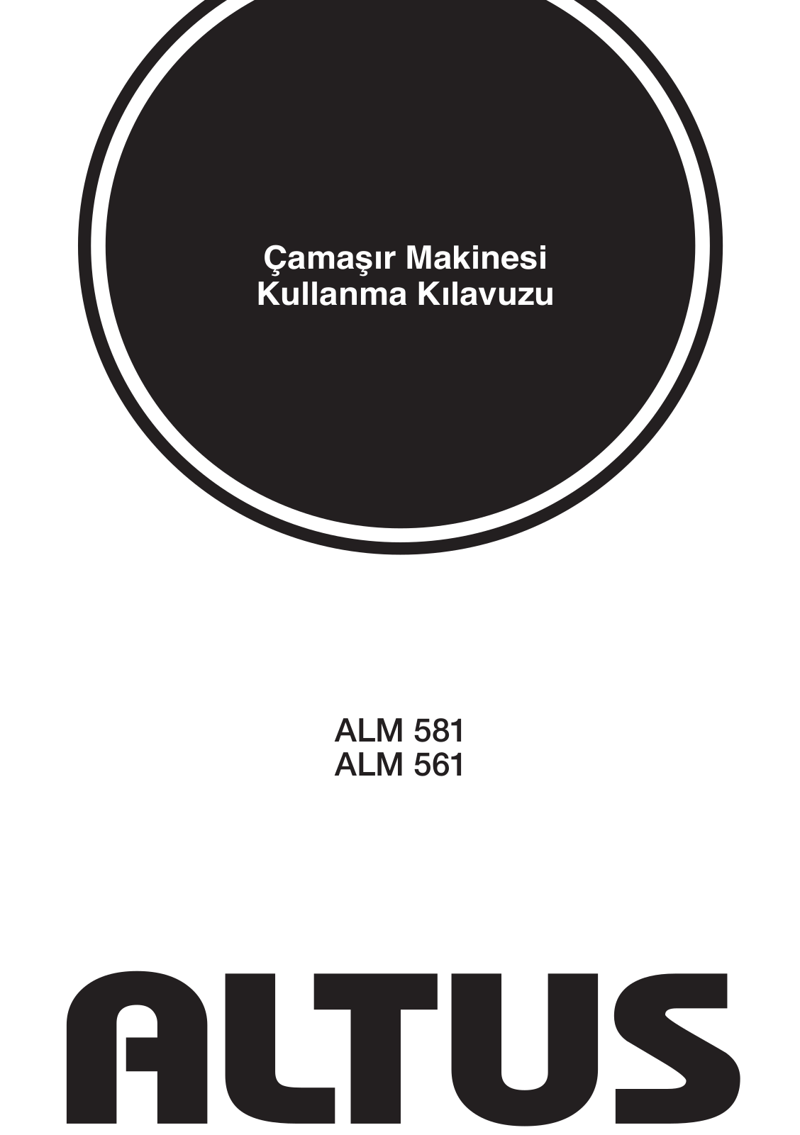 Altus ALM 581, ALM 561 User manual