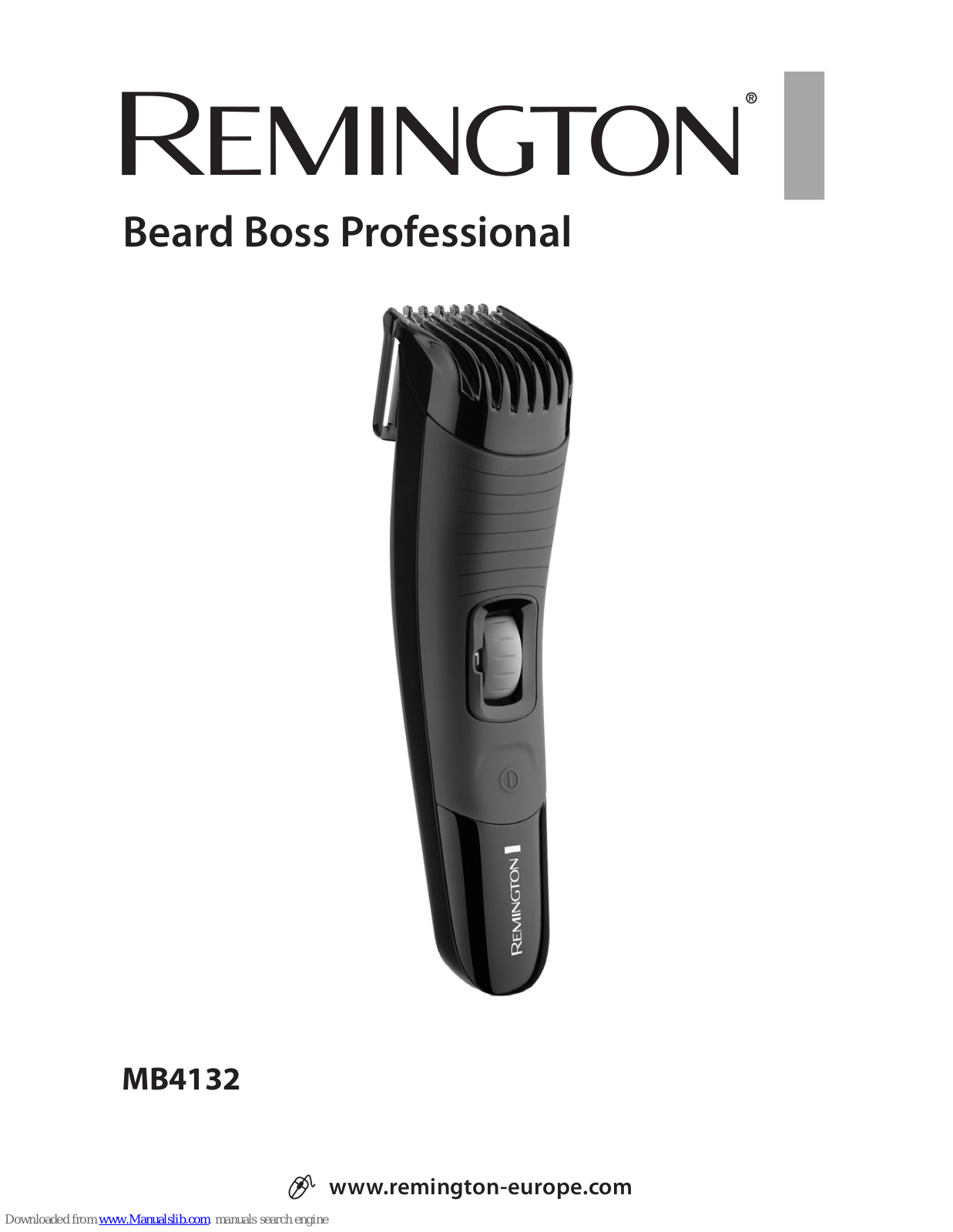 Remington Beard Boss Professional MB4132 User Manual