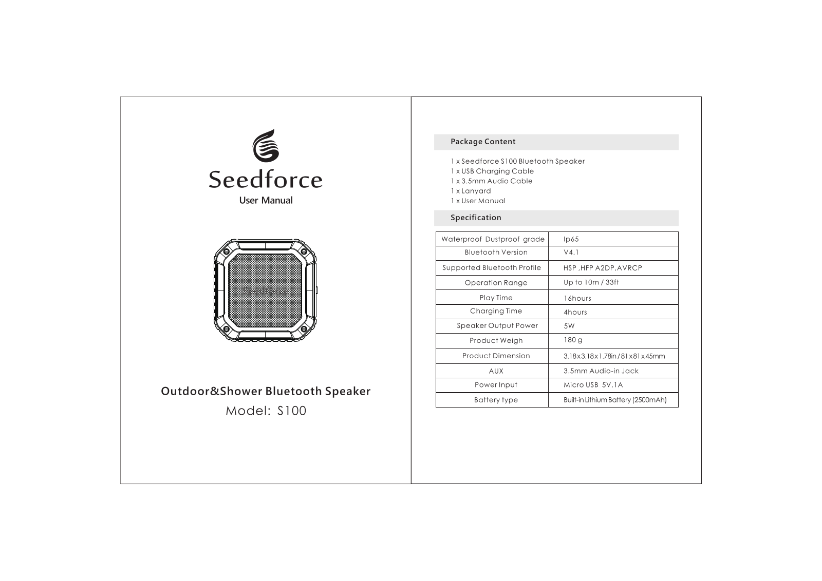 ZanTan Technology S100C Users manual