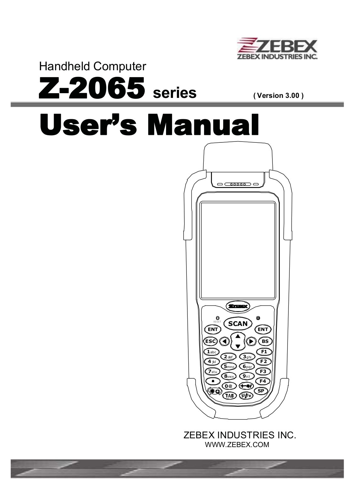 Zebex Z-2065S User Manual