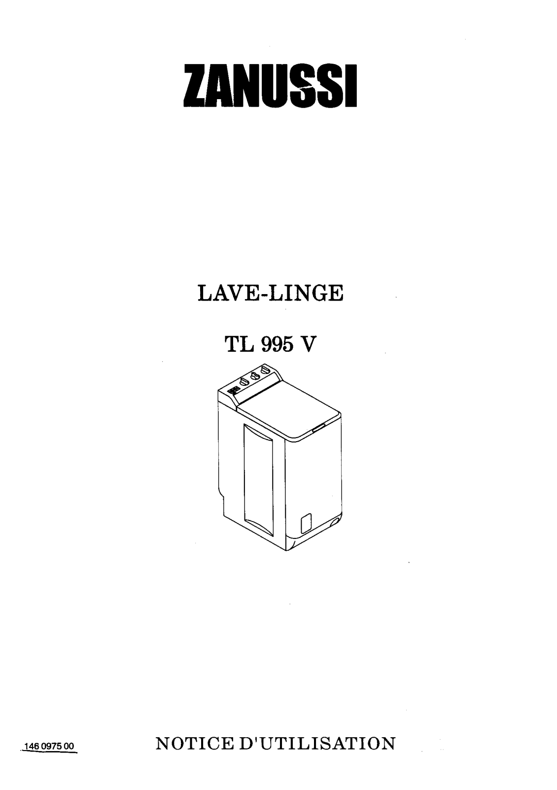 Zanussi TL995V User Manual