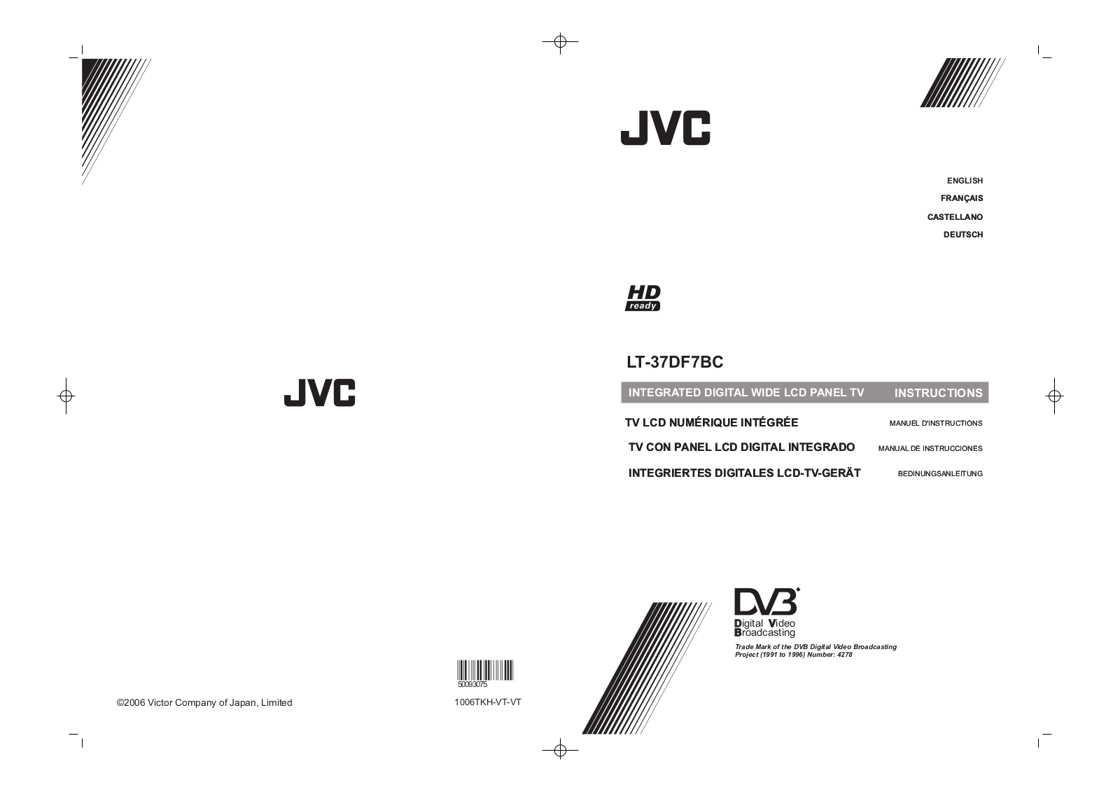 JVC LT-32DF7B, LT-37DF7B User Manual