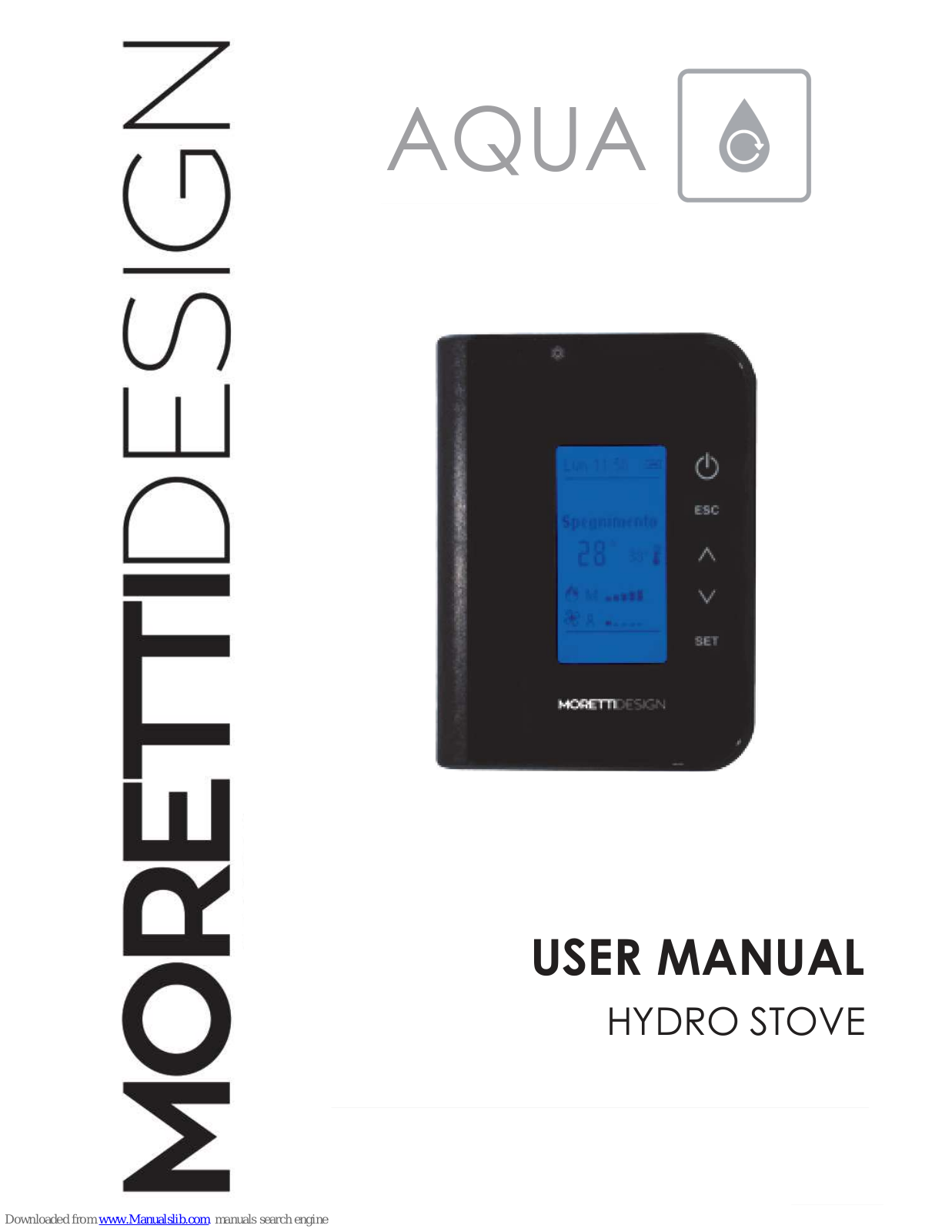 Moretti Design AQUA User Manual - ManualMachine.com