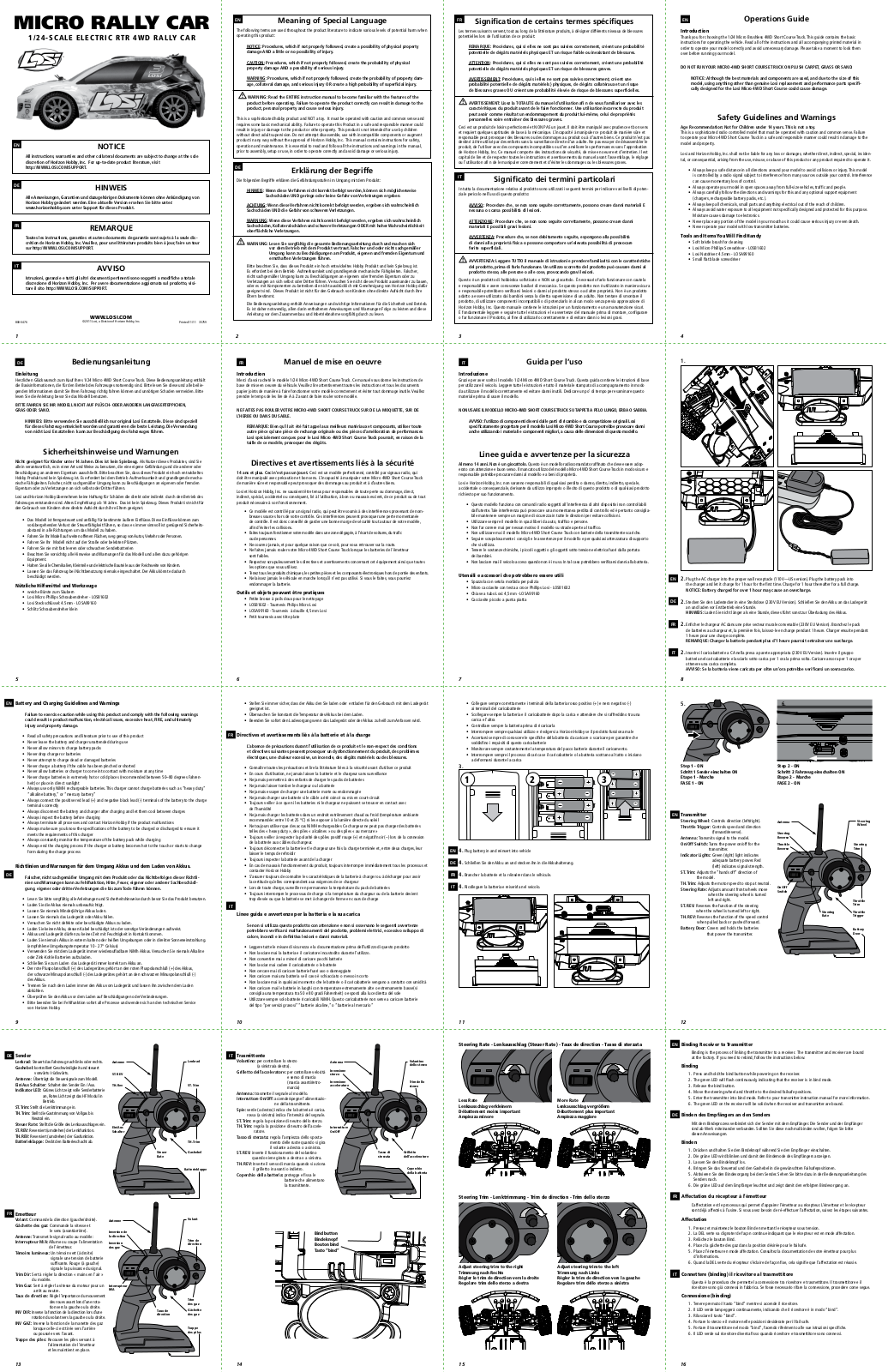 Losi LOSB0243T2 User Manual