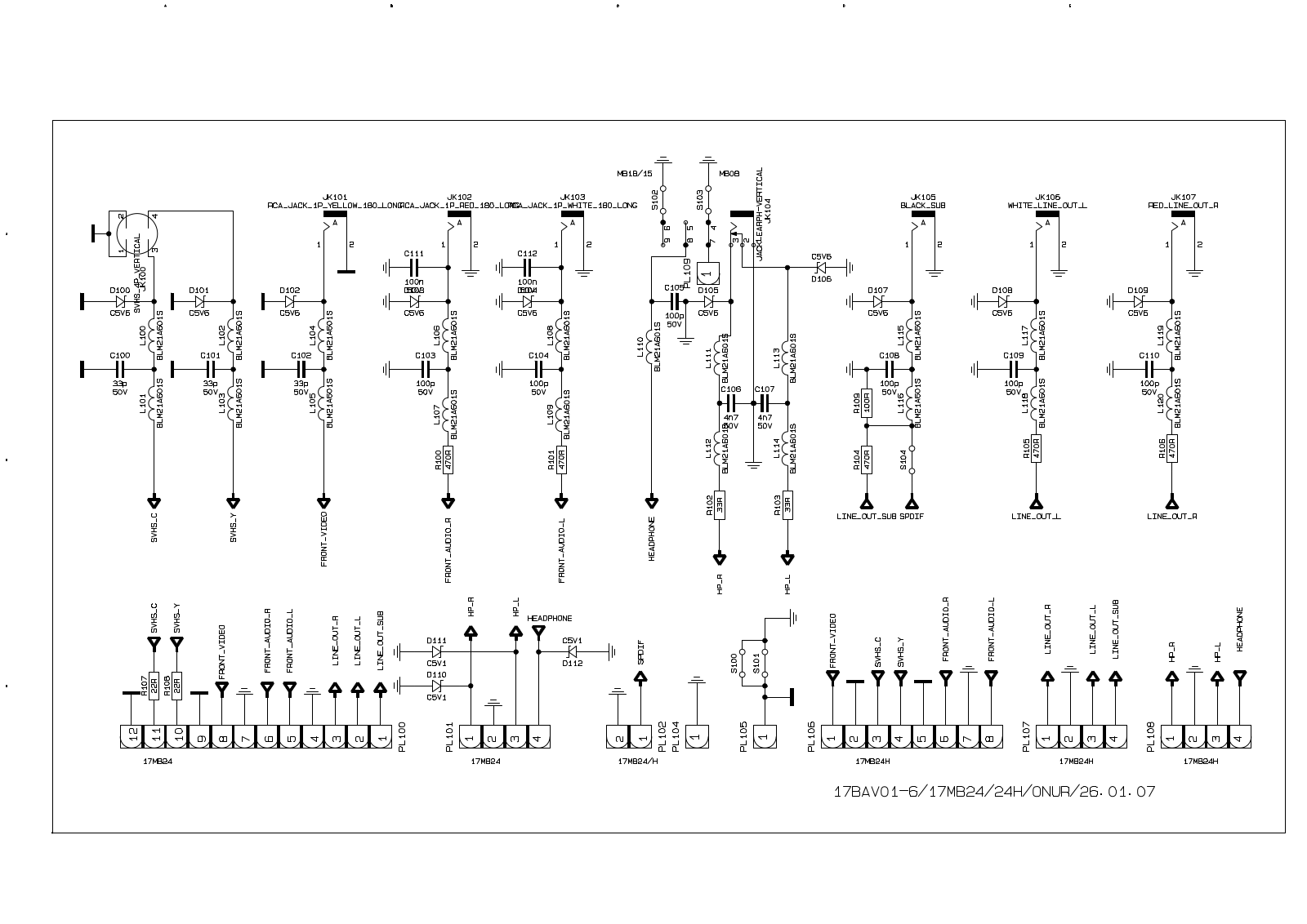 Vestel 17BAV01-6 schematic