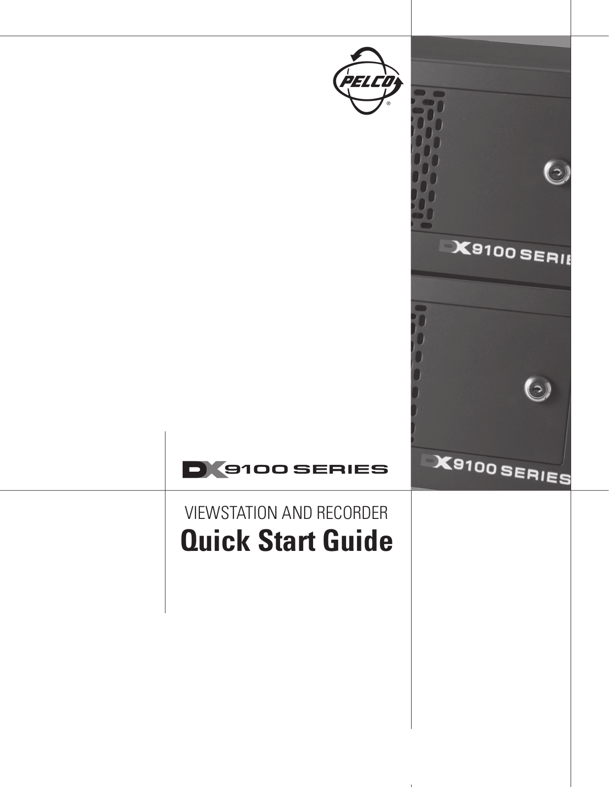 Pelco DX9116F User Manual