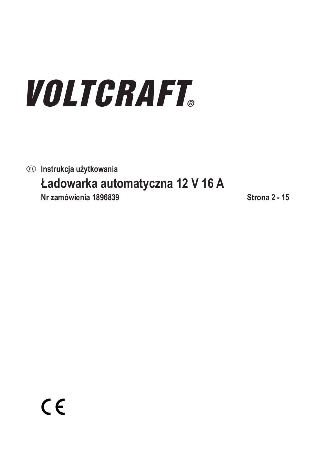 VOLTCRAFT VC-AL1600 User guide