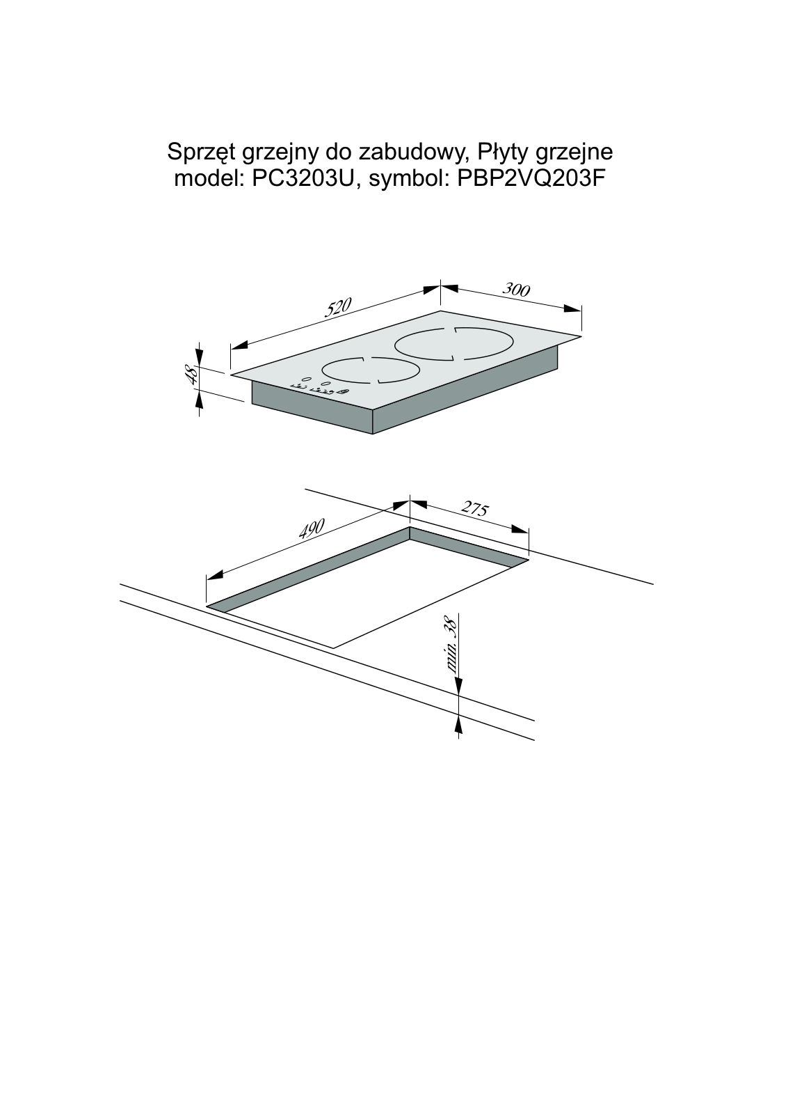 Amica PC3203U User Manual