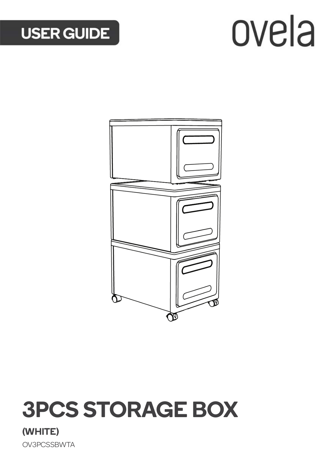 Ovela OV3PCSSBWTA User guide - ManualMachine.com