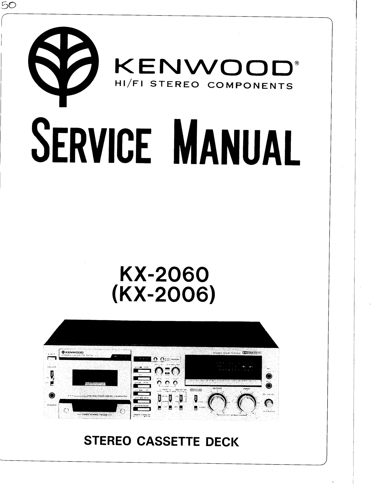 Kenwood kx-2060 Service Manual