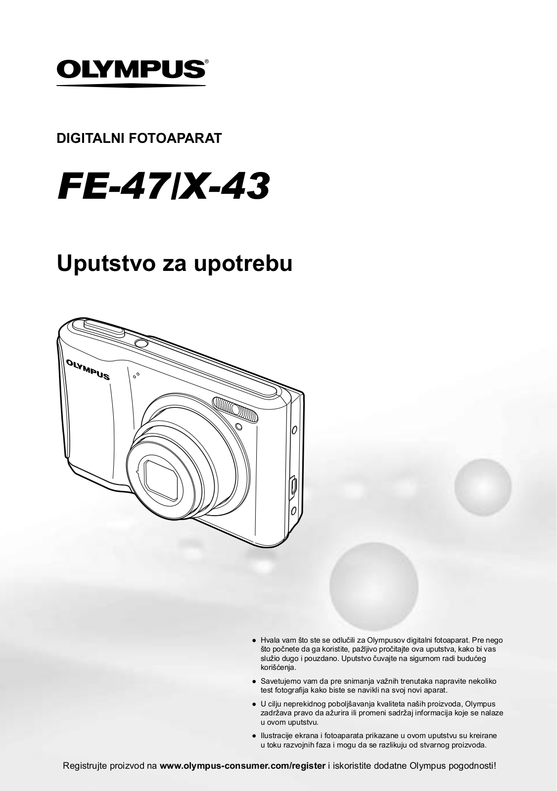 OLYMPUS FE-47 User Manual