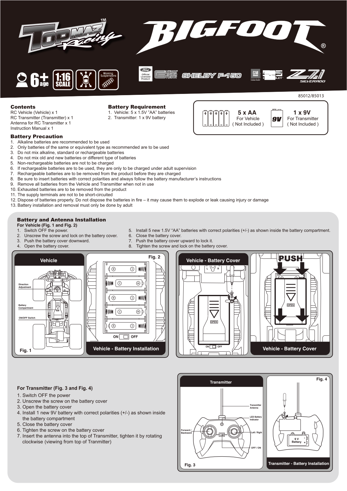 KIDZTECH TOYS 8501219 27MTX User Manual