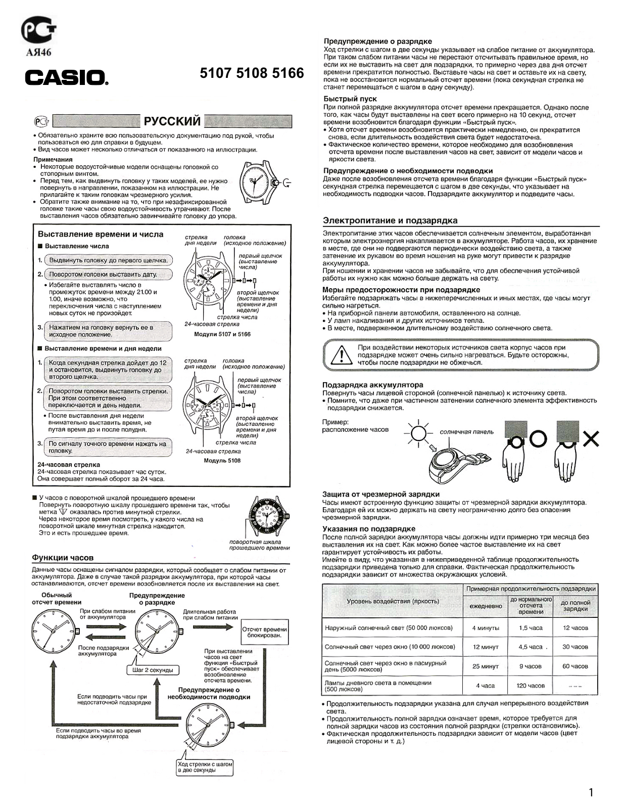 Casio 5108 User Manual