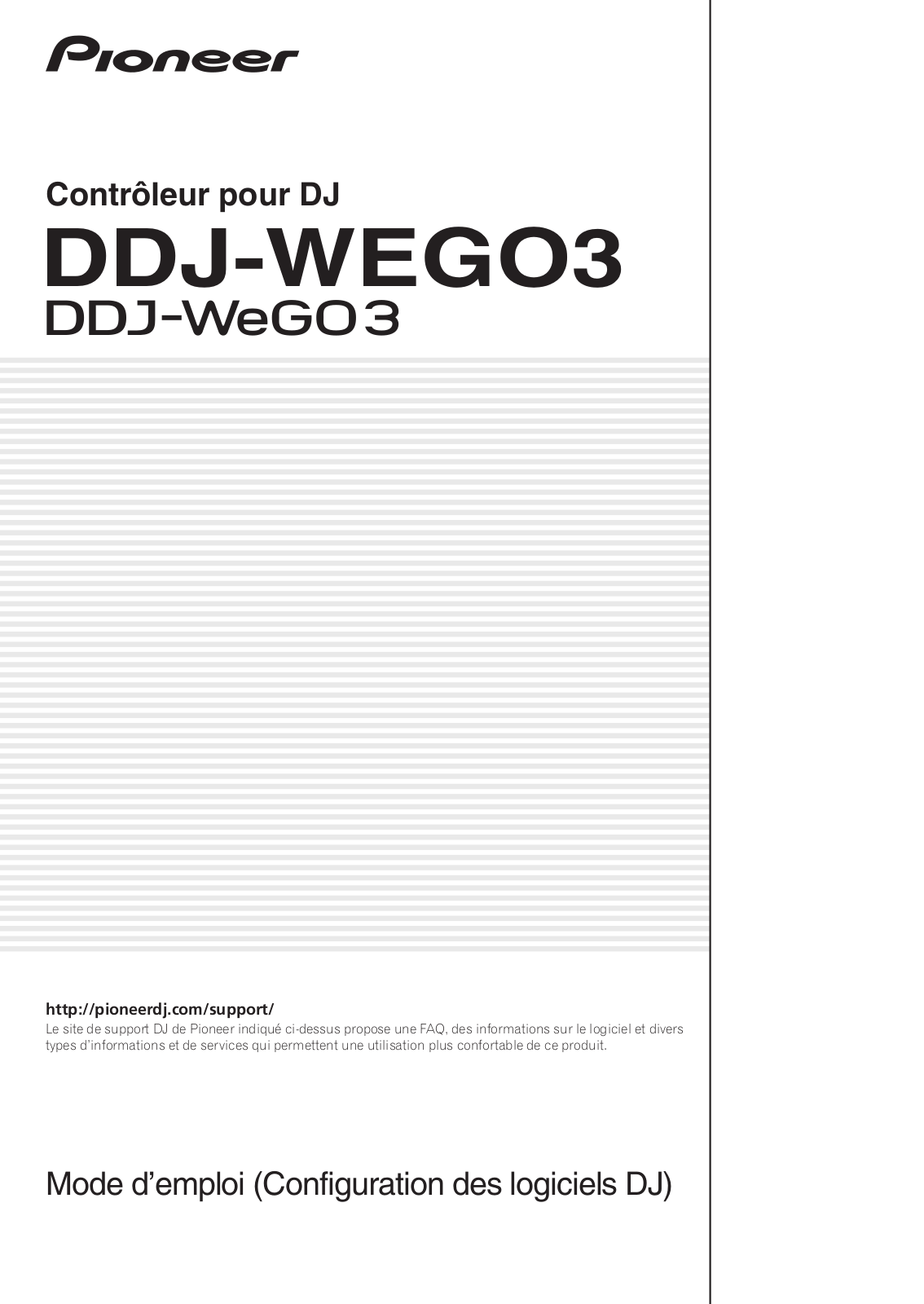 Pioneer DDJ-WeGO3 Software manual