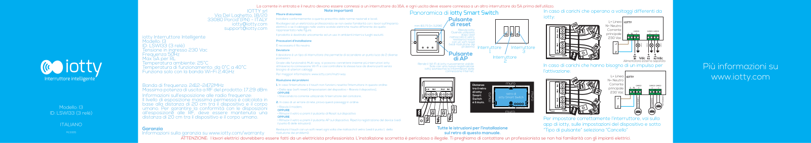 Iotty I3 User guide - ManualMachine.com