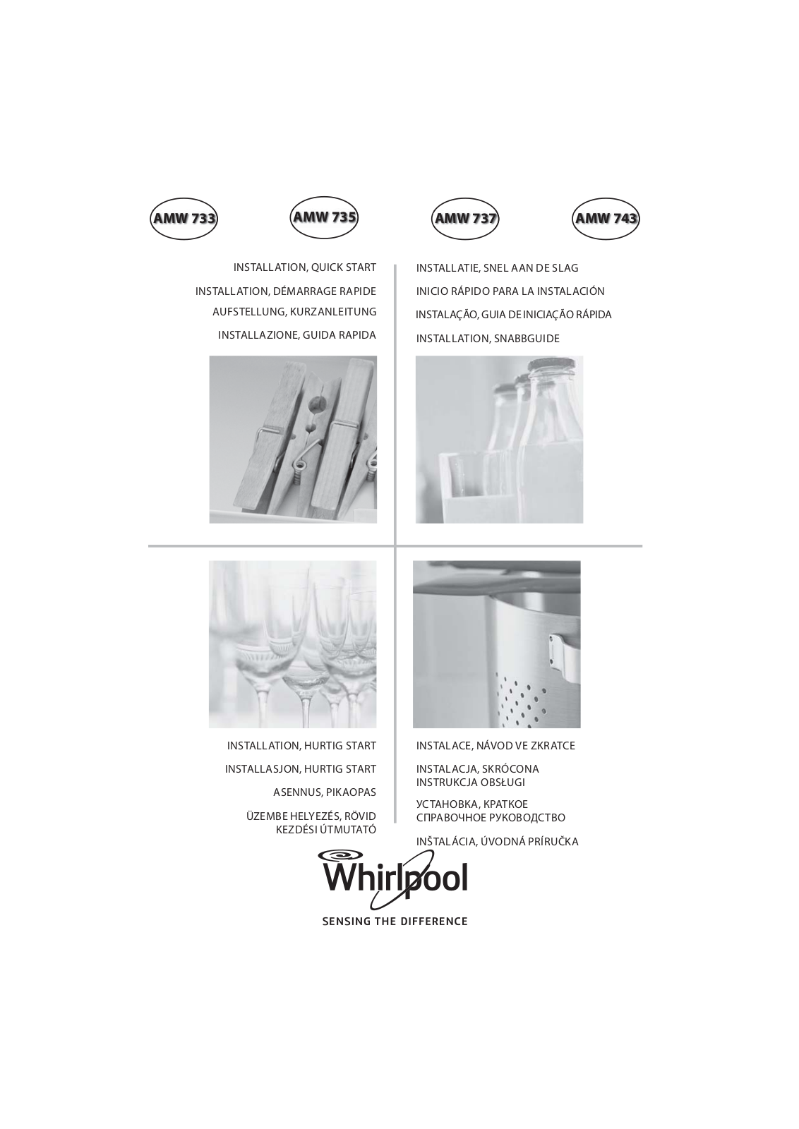 Whirlpool AMW 735NB User Manual