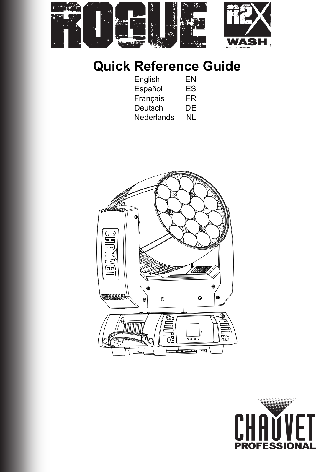 Chauvet Pro Rogue R2X Wash Quick Start Guide