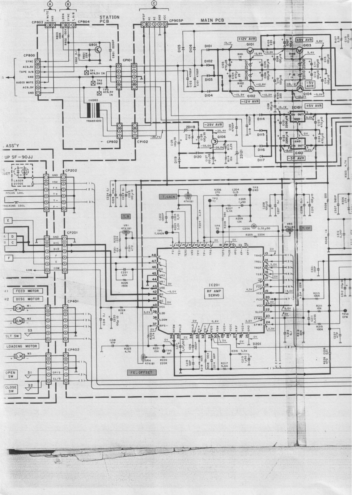 Kenwood DP-235 Schematic