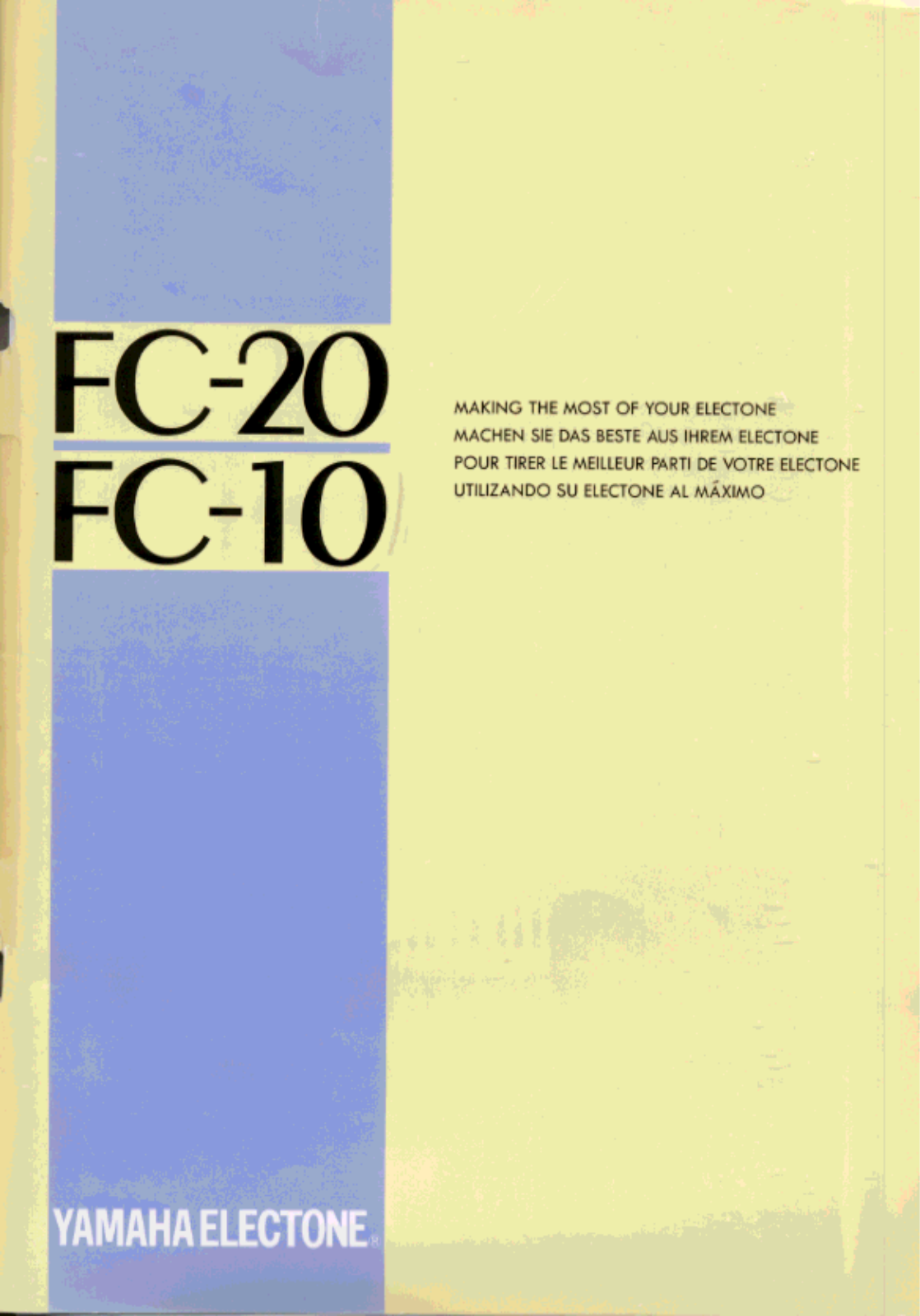 Yamaha FC20, FC10 User Manual