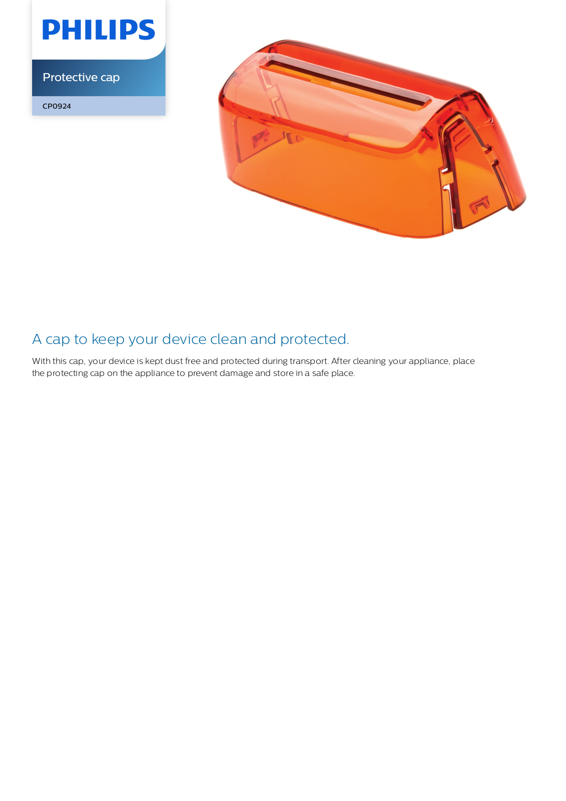 Philips CP0924/01 leaflet - ManualMachine.com