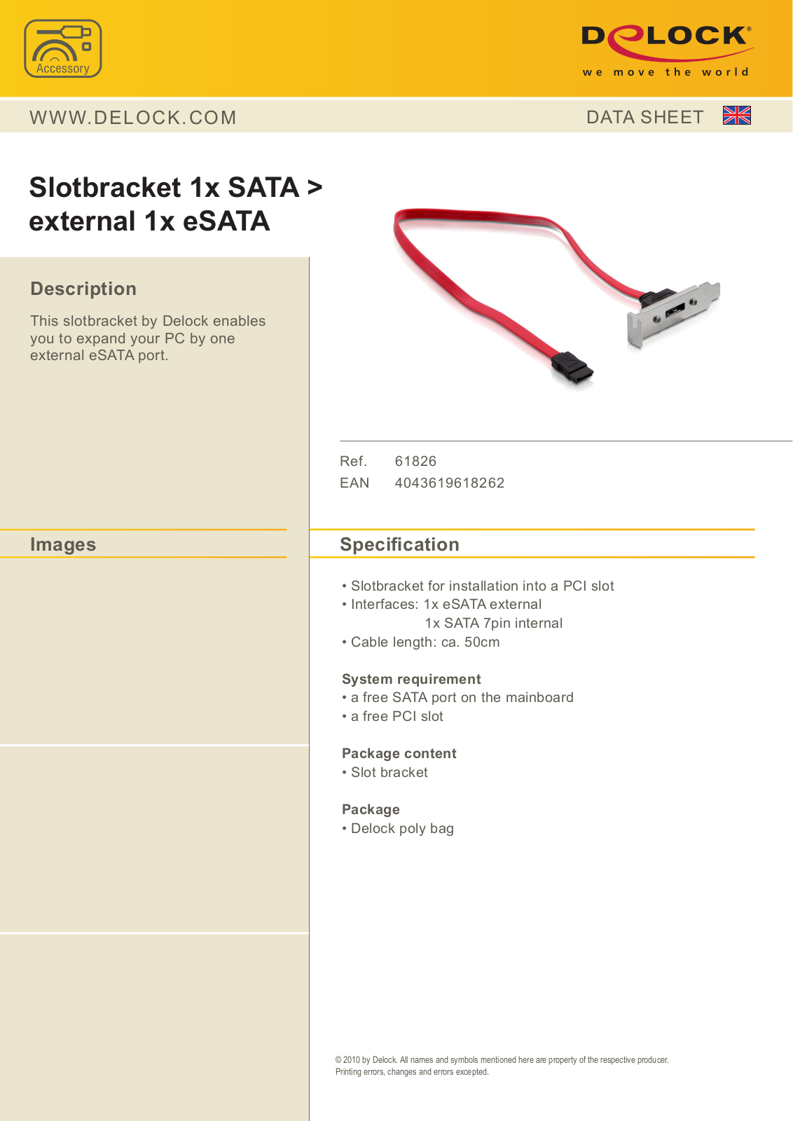 DeLOCK 61826 User Manual