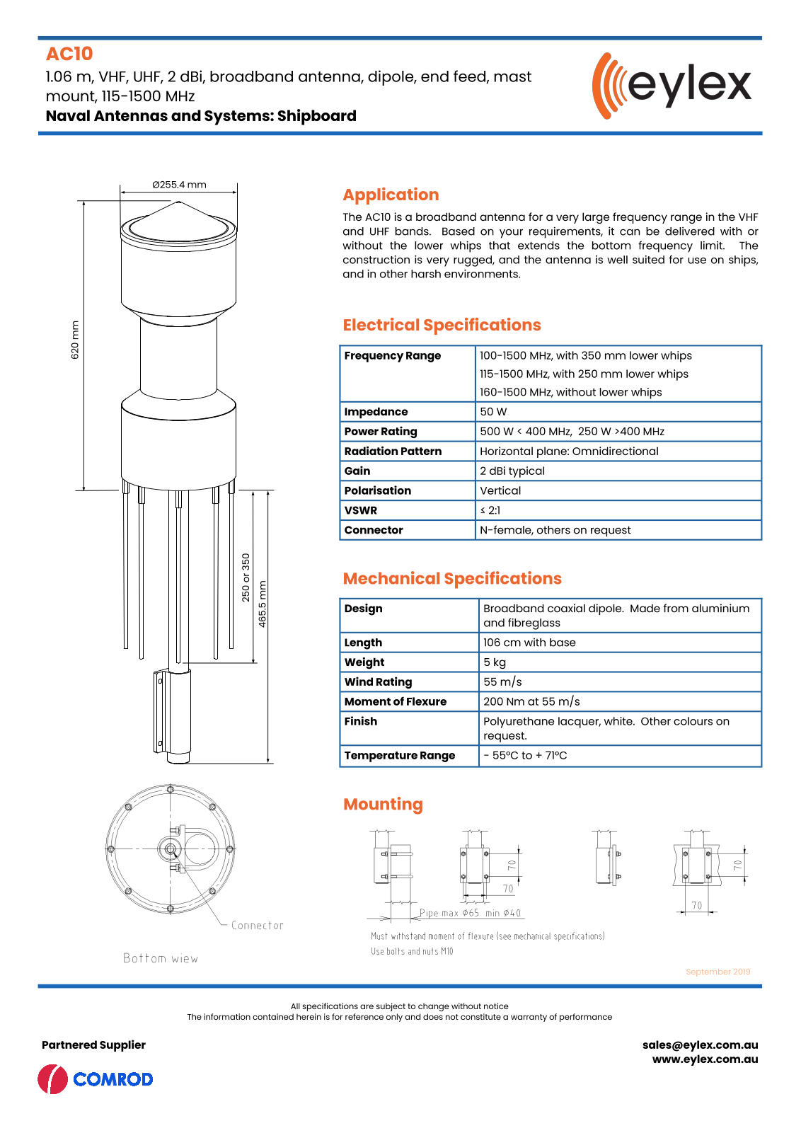 Eylex AC10 brochure - ManualMachine.com