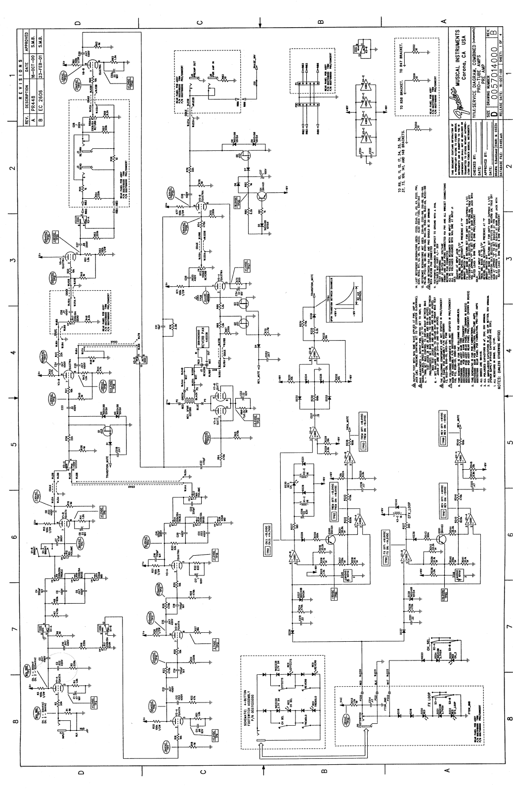 Fender Twin-Pro-Tube-Amp, Twin-Amp Schematic