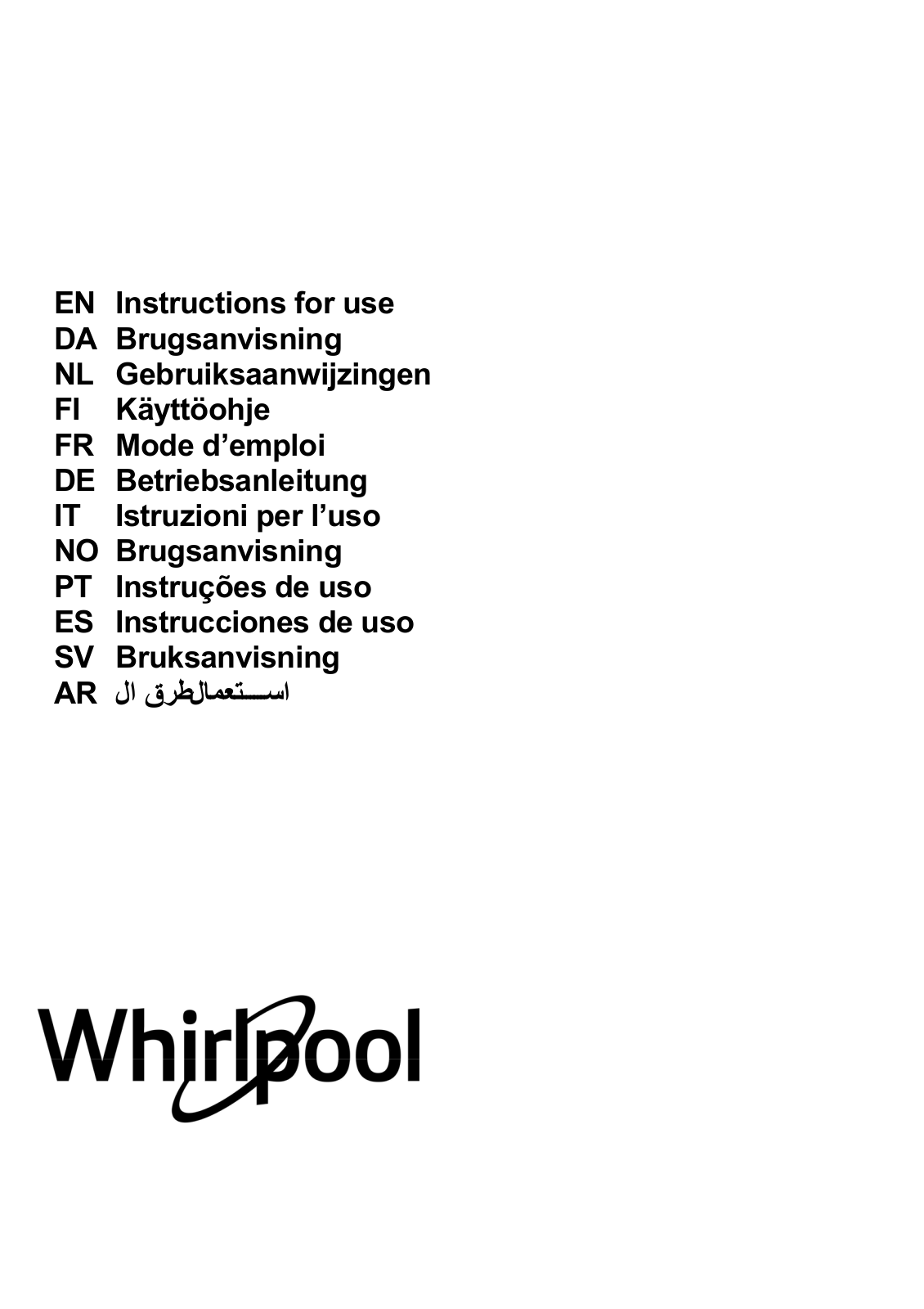 WHIRLPOOL AKR 559-3 IX User Manual