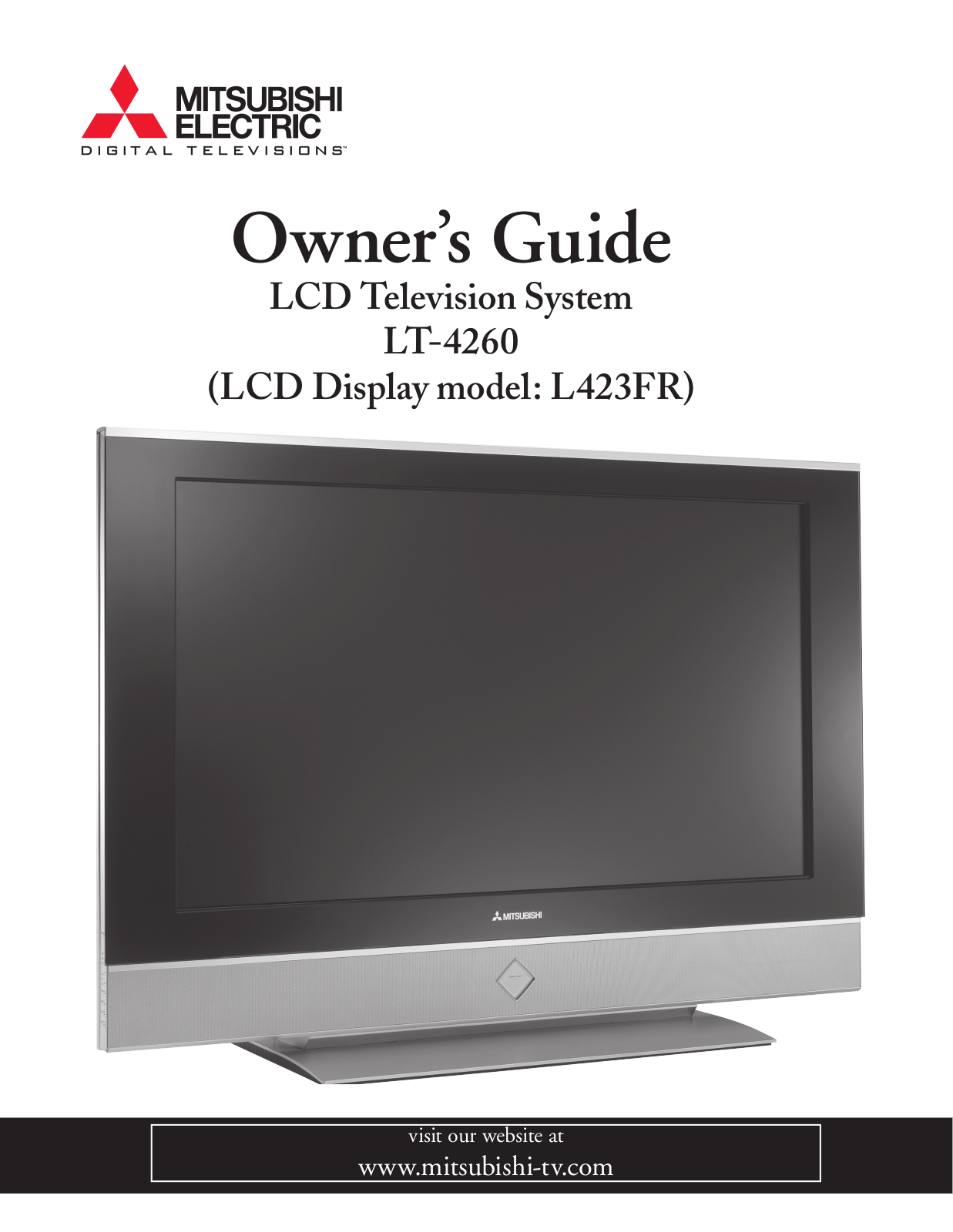 Mitsubishi Electronics L423FR, LT-4260 User Manual