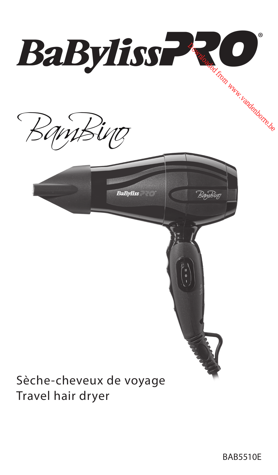 BABYLISS BAB5510E User Manual