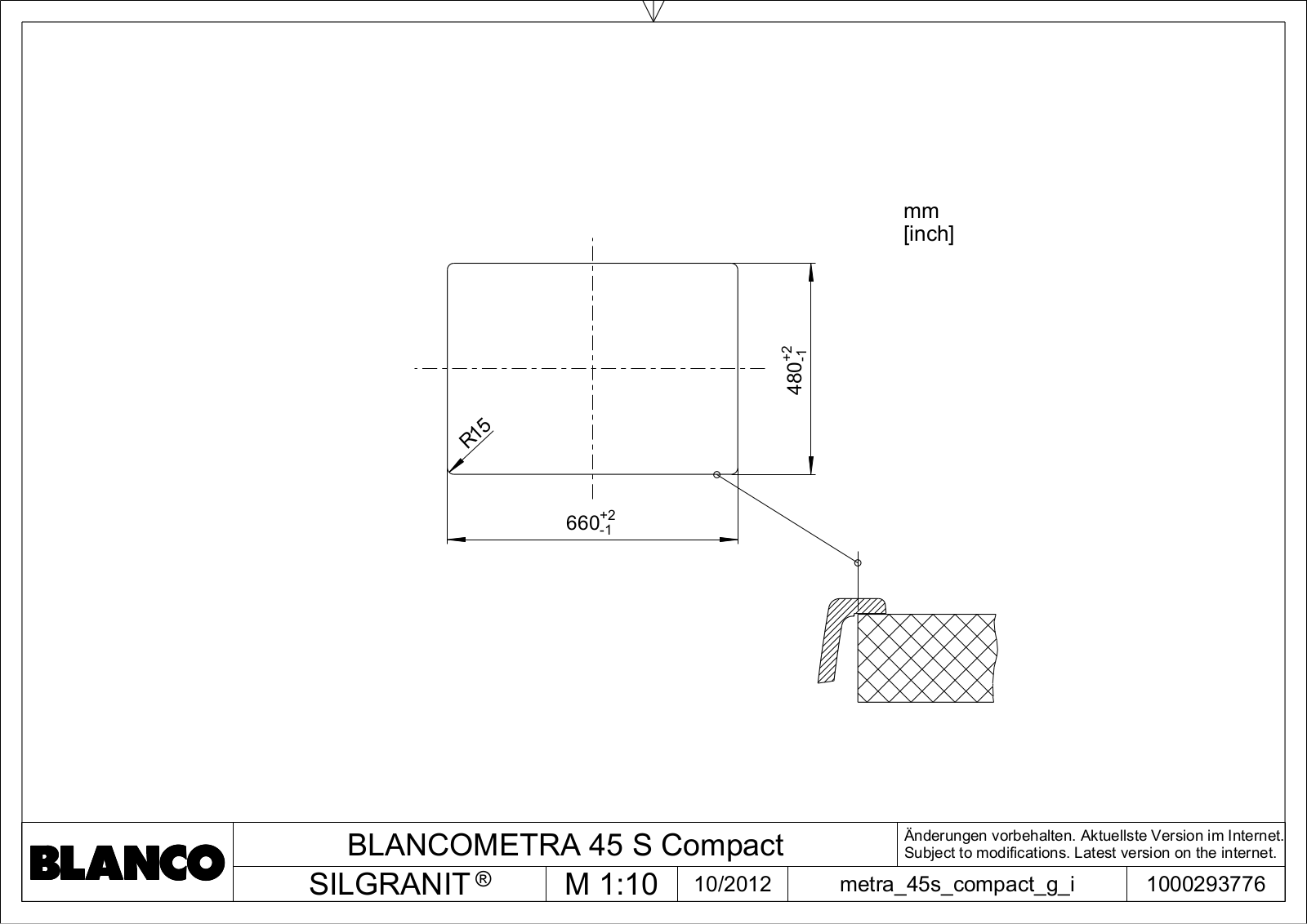 Blanco Metra 45 S Compact Service Manual